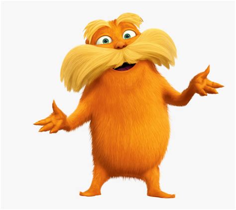 The Lorax Youtube Clip Art - Lorax Dr Seuss Characters, HD Png Download ...