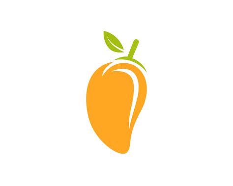 Mango in flat style mango logo mango icon vector image 620013 Vector Art at Vecteezy