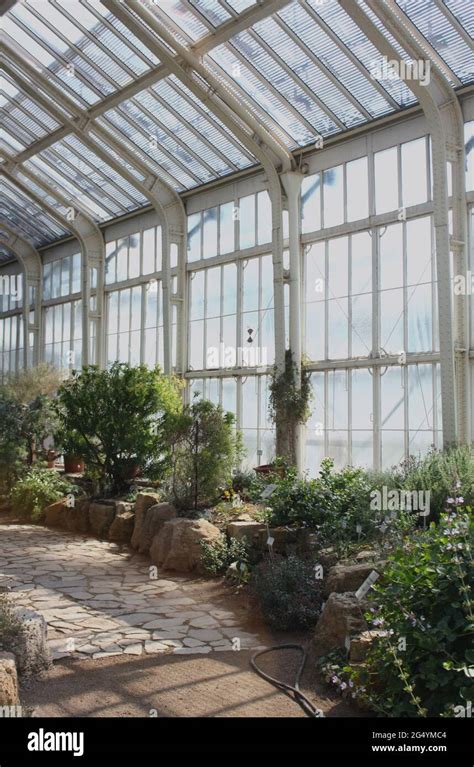 Berlin Botanical Garden greenhouse on a sunny day Stock Photo - Alamy