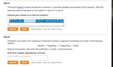 Solved The figure (Figure 1) shows the reaction of element A | Chegg.com