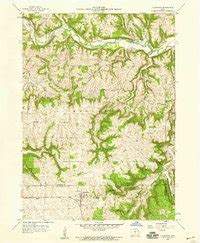 1957 Map of Colesburg, IA — High-Res | Pastmaps