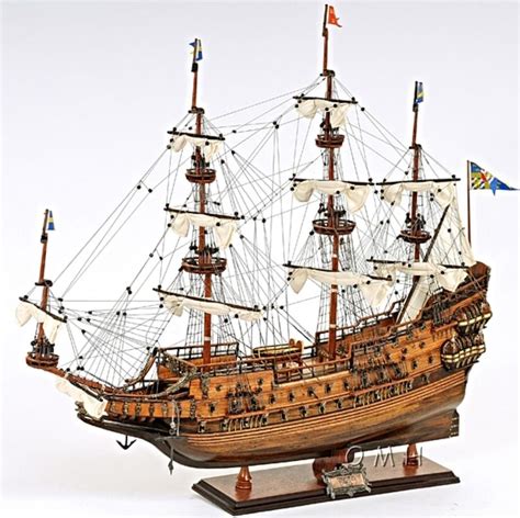 Thirty Years War WASA Fully Assembled Wooden Ship Boat Model 38" Museum Quality - Wooden | Model ...