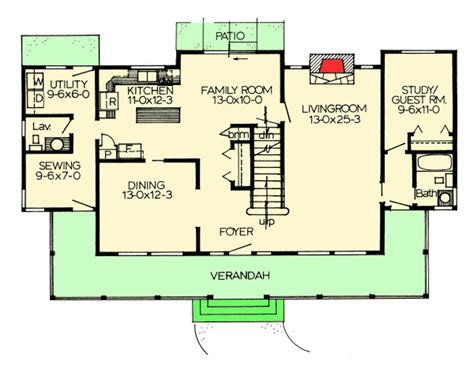 Big, Wrap-Around Verandah - 67742MG | Architectural Designs - House Plans