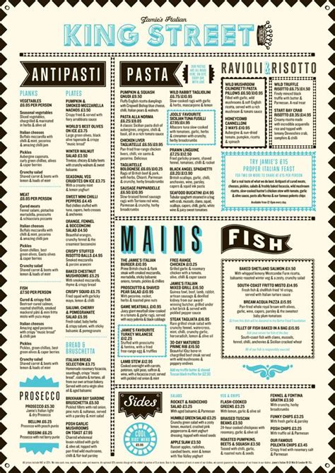 Jamie’s Italian Menus | Superfantastic | Menu design, Restaurant menu ...