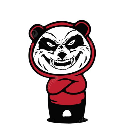 Scaried Vector PNG Images, Panda With Scary Expression, Panda, Scary, Panda Clipart PNG Image ...