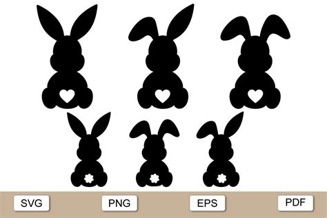 Clipart Image Easter Bunny Silhouette Svg