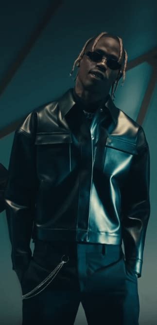 Travis Scott Leather Jacket From Sicko Mode Music Video : findfashion