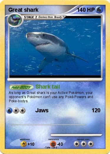 Pokémon Great shark - Shark tail - My Pokemon Card