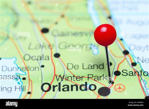 Winter park florida map hi-res stock photography and images - Alamy