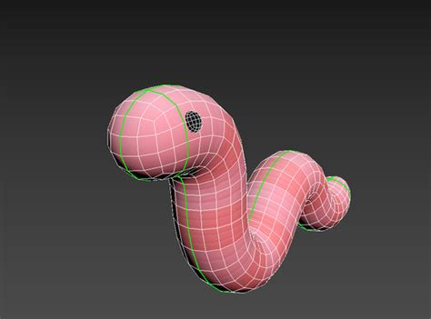 3D cartoon worm - TurboSquid 1604635