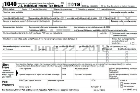 The IRS Shrinks The 1040 Tax Form But The Workload Stays | 1040 Form ...