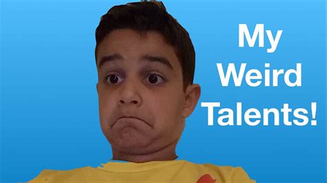 My Weird Talents - YouTube