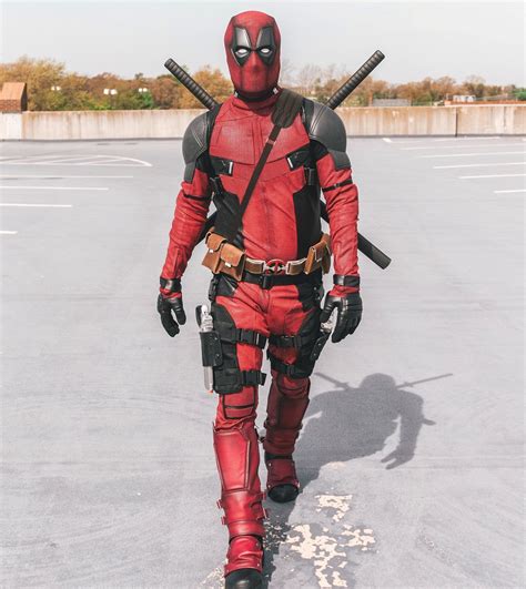 Deadpool Costume / Cosplay Suit. Made From V2 Screen Printed - Etsy Australia