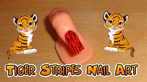 Tiger Stripes Nail Art - Instructables