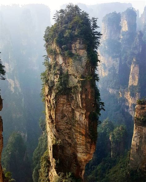 Avatar Mountains – Zhangjiajie, China – Also known as inspiration for ...