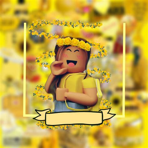 i love this because i love sunflowers | Roblox animation, Roblox pictures, Cute tumblr wallpaper