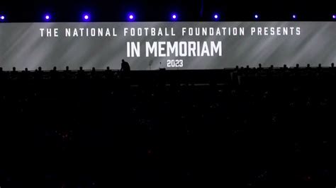 2023 NFF In Memoriam - National Football Foundation