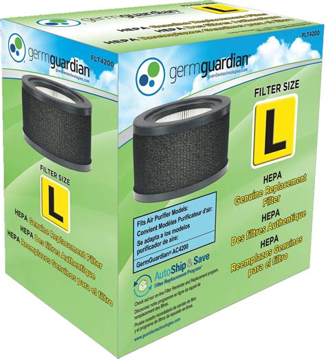 GERM GUARDIAN FLT4200 HEPA Air Purifier Replacement Filter L - Chewy.com