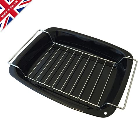 Medium Roasting Pan with a Roasting Rack: Amazon.co.uk: Kitchen & Home