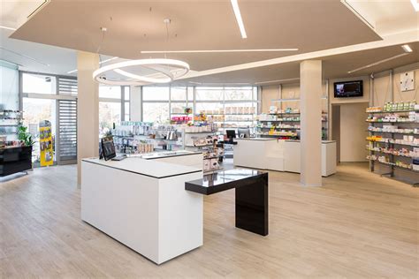 Modern Small Pharmacy Interior Design - Retail Shop Interior Design & Store Layout Design