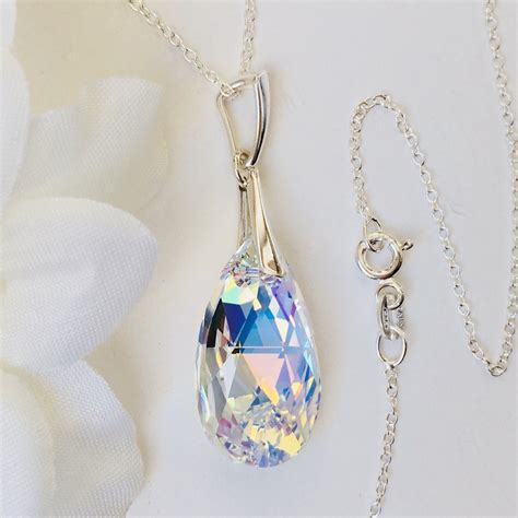 28mm AB Crystal Pendant | Crystal Elegance