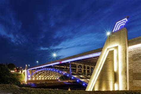 Pawtucket River Bridge Photograph by Bryan Bzdula