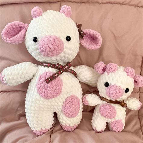 Mini Amigurumi Cow Free Crochet Pattern – Free Amigurumi in 2023 | Crochet animals free patterns ...