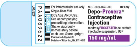 Depo-Provera - FDA prescribing information, side effects and uses