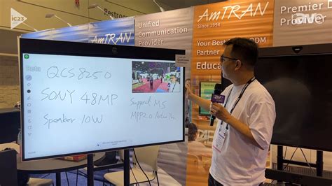 InfoComm 2023: Amtran Technology Presents 55″ All-In-One Touch Video Conferencing System by ...