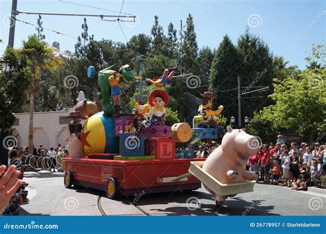 Jesse and Woody Parade at Disneyland Editorial Photography - Image of ...