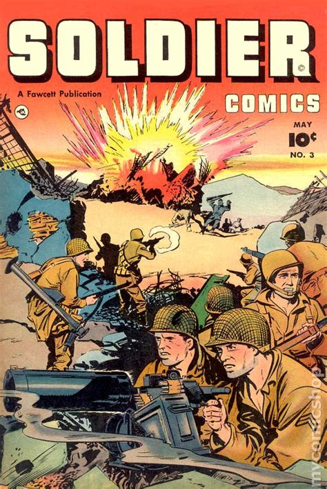 Soldier Comics (1952-1953 Fawcett) comic books