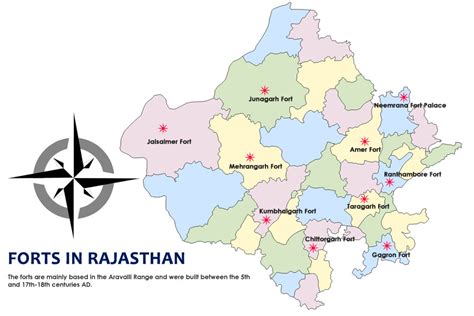 Rajasthan Map - Map of Rajasthan Political Tourism Wildlife Map Distance Map