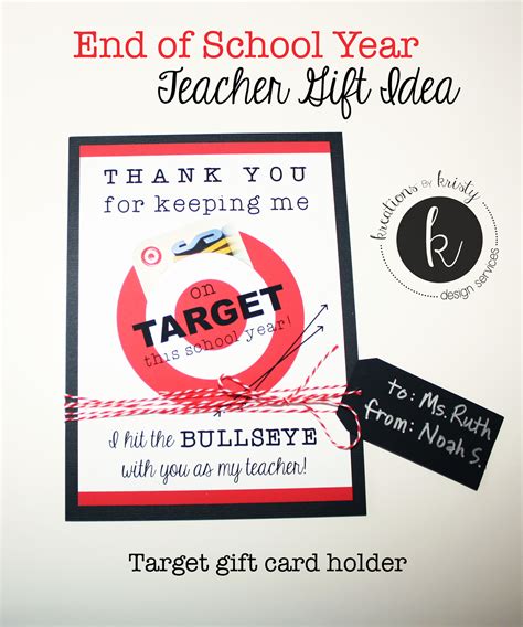 more than 9 to 5...my life as "Mom": Teacher Gift Idea: Target Gift Card Holder