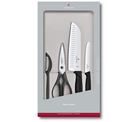 Victorinox Swiss Classic Kitchen Set, 4 pieces in black - 6.7133.4G