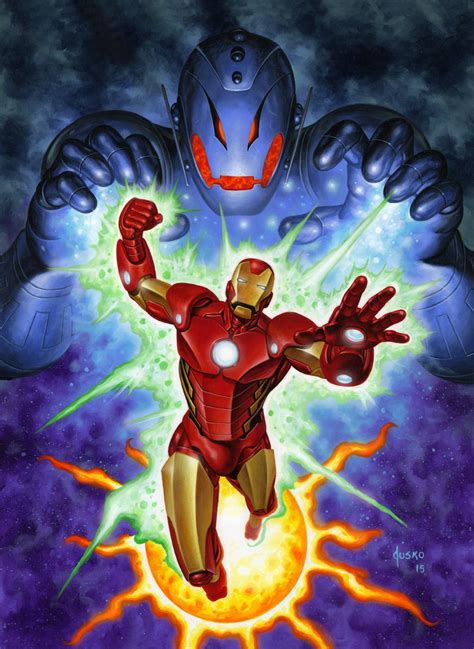 IRON-MAN vs. ULTRON by JoeJusko.deviantart.com on @DeviantArt | Marvel ...