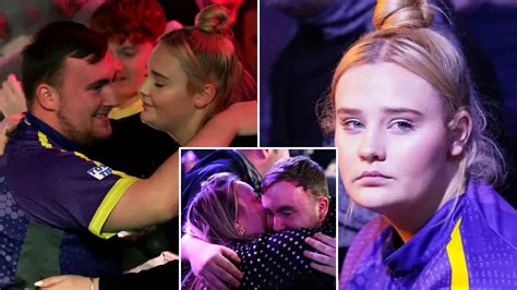 Luke Littler, 16, gets big hug from emotional mum and girlfriend Eloise ...