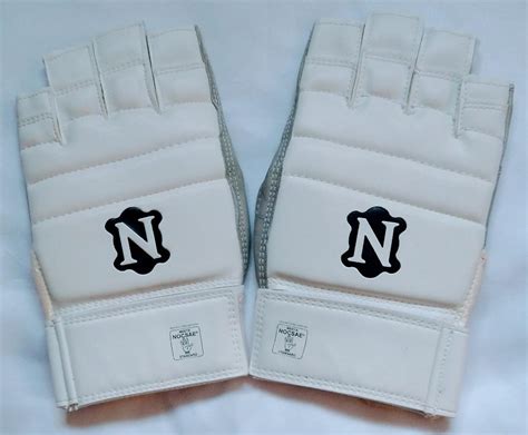 Amazon.com : Neumann Adult Performer Lineman Football Gloves White Half ...