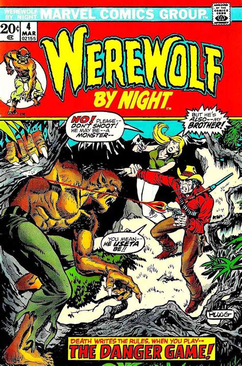 Werewolf By Night #4 - Mike Ploog art & cover - Pencil Ink