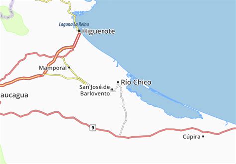 Kaart MICHELIN Río Chico - plattegrond Río Chico - ViaMichelin