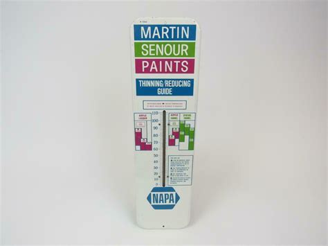 1970s Martin Senour Automotive Paints Napa Auto Parts single-