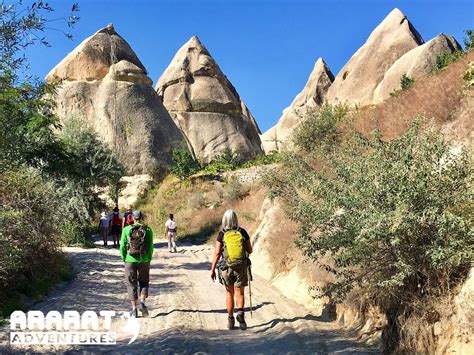 Hiking in valleys of Cappadocia