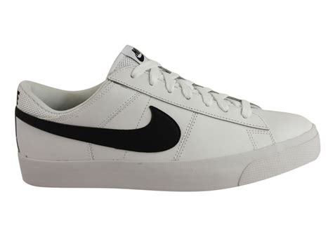 Nike Match Supreme Leather Mens Lace Up Tennis Casual Shoes | Brand ...