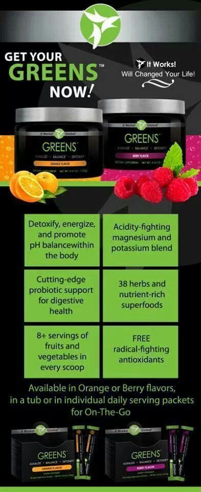 Greens | It works products, It works greens, It works