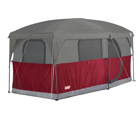 COLEMAN Hampton 6 Person Family Camping Cabin Tent w/ WeatherTec | 13' x 7' - Walmart.com