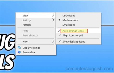 How To Enabledisable Auto Arrange Desktop Icons In Windows 10 | Images and Photos finder