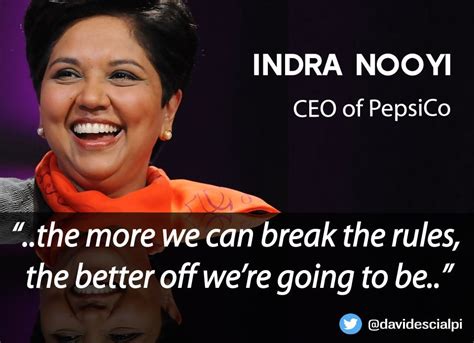 INDRA NOOYI’s quotes about Success and Leadership — CEO of PepsiCo — selection by Davide Scialpi