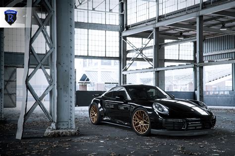 Elegant and Upscale: Black Porsche 911 Boasting Bronze Rohana Wheels ...