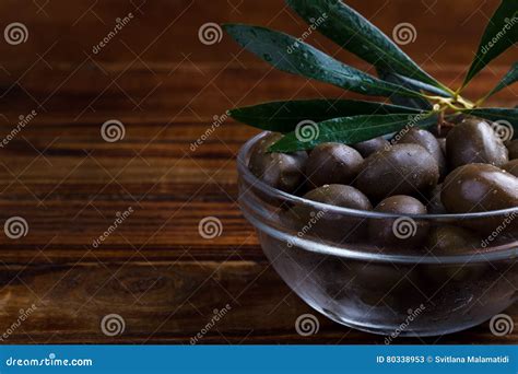 Purple marinated olives stock image. Image of leaf, olive - 80338953