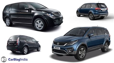 Tata Hexa vs Tata Aria Comparison- Price, Features, Interior ...