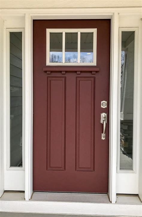 Painting the Front Door | Painted front doors, Craftsman front doors ...